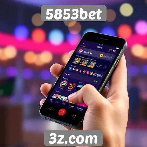 Experiência móvel do usuário no 5853bet