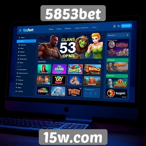 Análise da interface do usuário do site 5853bet